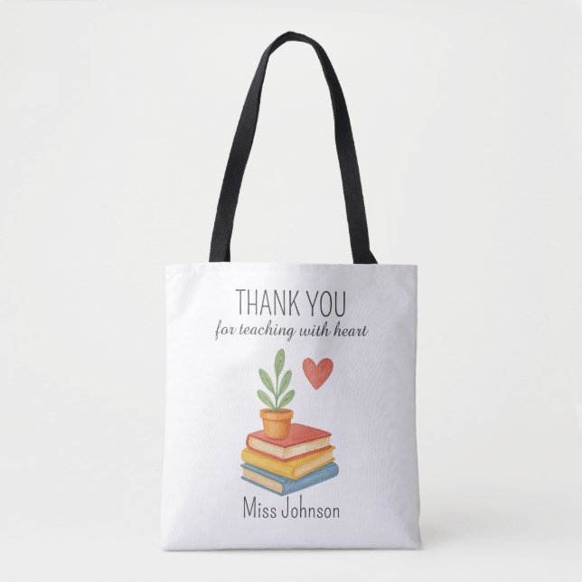Bolsa Tote Obrigado Professora - Presente De Apreciação Coraj (Frente)