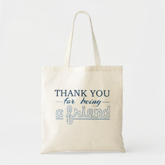 Bolsa Tote Obrigado sendo um amigo