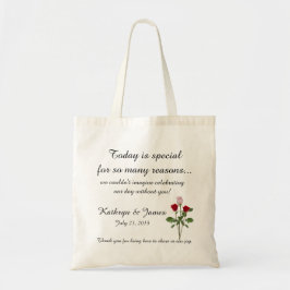 Bolsa Tote Obrigado Wedding você os bolsas/bolsas bem-vindas