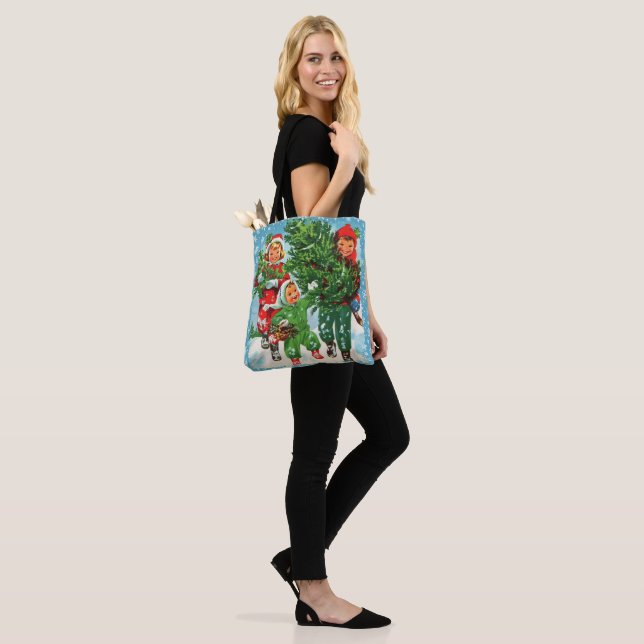 Bolsa Tote Obtendo A Árvore De Natal (No(a) Modelo)