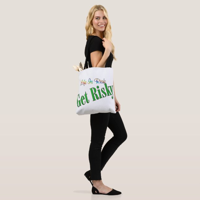Bolsa Tote Obtenha riscos (No(a) Modelo)