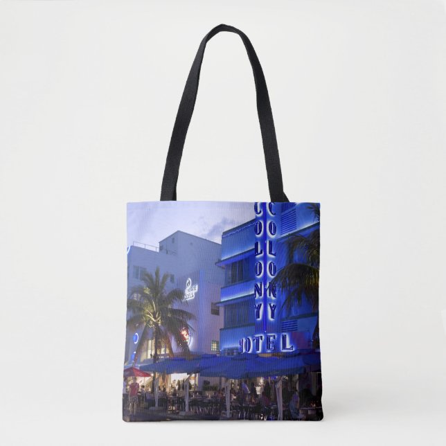 Bolsa Tote Ocean Drive, South Beach, Miami Beach 2 (Frente)