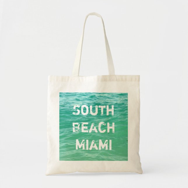 Bolsa Tote Ocean, South Beach Miami (Frente)