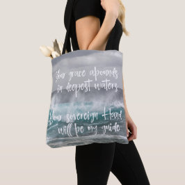 Bolsa Tote Oceano: Graça Abunda na Citação das Águas Mais Pro