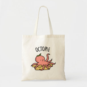 Bolsa Tote Octo-pie Engraçado Octopus Pie Pun