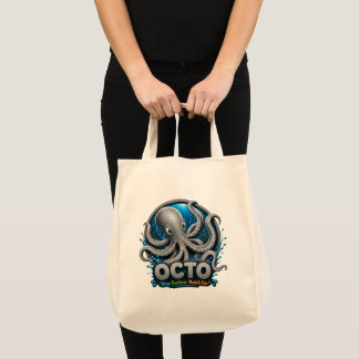Bolsa Tote Octo Polvo – Continue Curioso. Alcançar Longe.