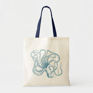Bolsa Tote Octopus azul