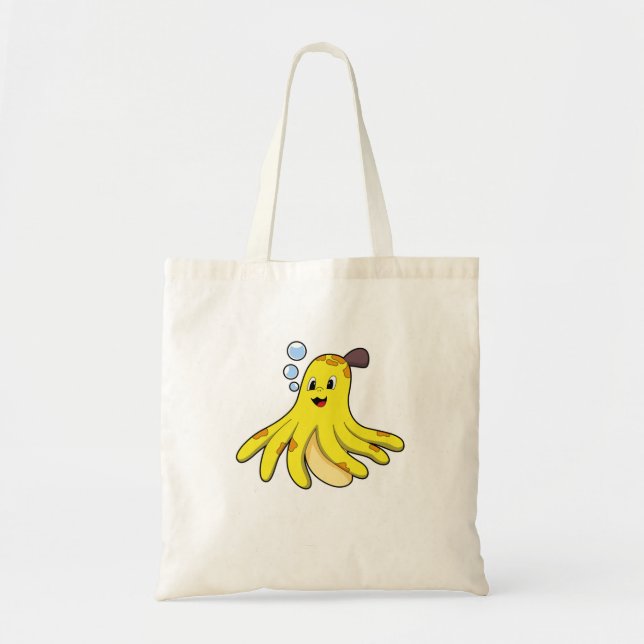 Bolsa Tote Octopus como Banana (Frente)