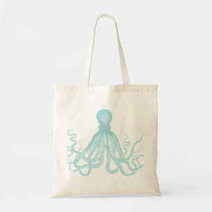 Bolsa Tote Octopus Marítimo Da Vintagem Náutica