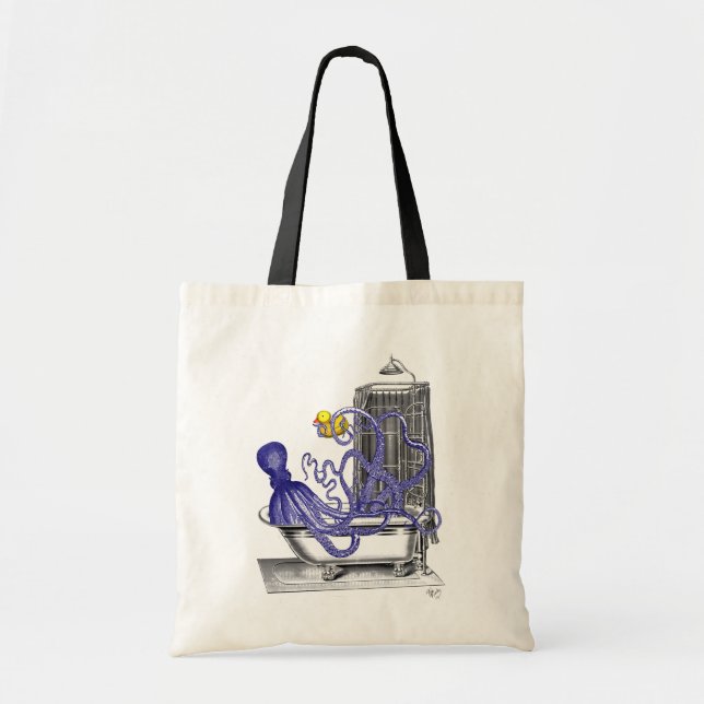 Bolsa Tote Octopus no Banho 2 (Frente)
