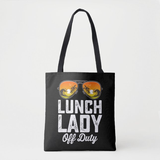 Bolsa Tote Óculos De Sol De Dama De Almoço No Dia Passado Da  (Frente)