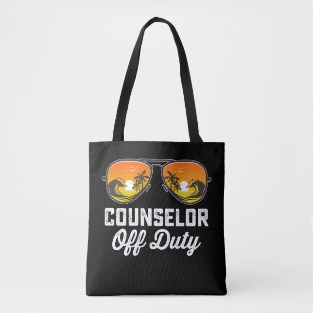 Bolsa Tote Óculos de Sol de Orientador Fora de Serviço Último (Frente)