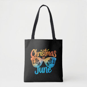 Bolsa Tote Óculos de Sol Natal Em Junho Férias de Verão Diver