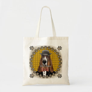Bolsa Tote Óculos de visto de Caça-Basset