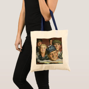 Bolsa Tote Ocupações Comerciais, Patriotismo Patriótico Vinta