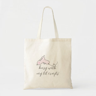 Bolsa Tote Ocupada Com Meus Pequenos Trabalhos Manuais - Desi
