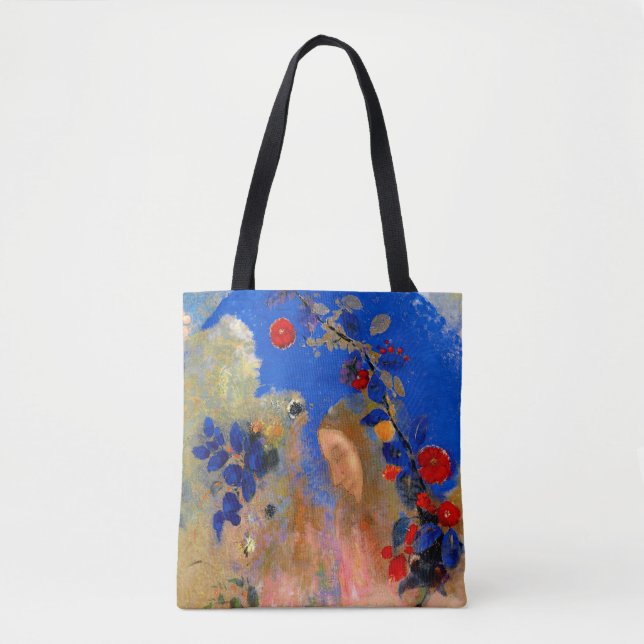 Bolsa Tote Odilon Redon - Perfil debaixo de um arco (Frente)
