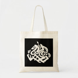 Bolsa Tote Odin branco que monta a sacola de Sleipnir