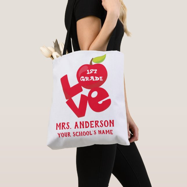 Bolsa Tote Oferta de Professores Cujo Alcance É Personalizado (Close Up)