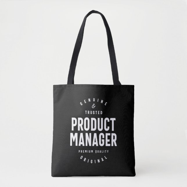 Bolsa Tote Oferta de Título de Job do Gerenciador de Produtos (Frente)