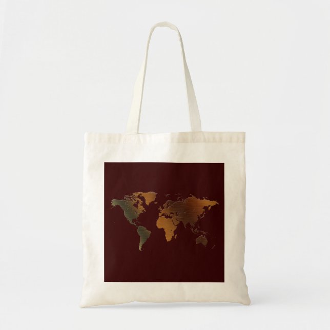 Bolsa Tote Oferta do Designer de Mapa do Velho Mundo (Frente)