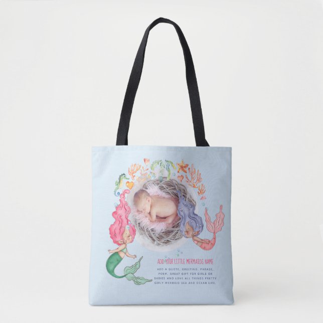 Bolsa Tote Oferta personalizada de FOTOS para Sereias (Frente)