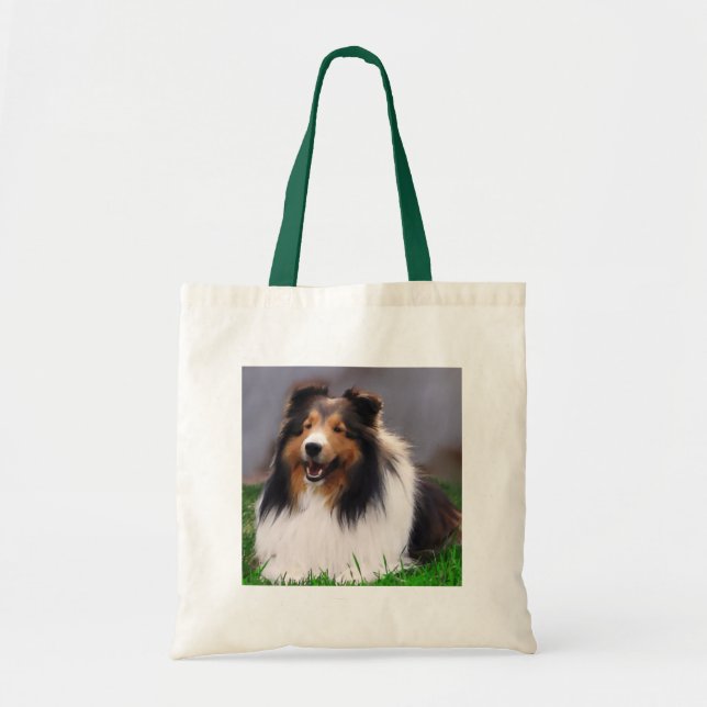 Bolsa Tote Ofertas de arte Shetland Sheepdog (Frente)