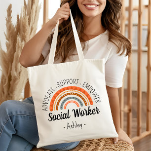 Bolsa Tote Ofertas de MSW do Trabalhador Social Escolar Perso