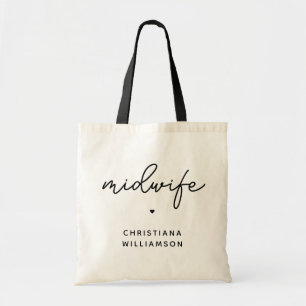Bolsa Tote Ofertas de Parteira Personalizada de Apreciação de