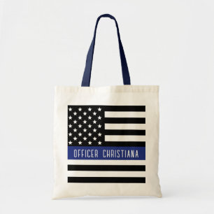 Bolsa Tote Oficial de Polícia Thin Blue Line.