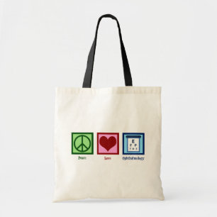 Bolsa Tote Oftalmologia do Amor pela Paz