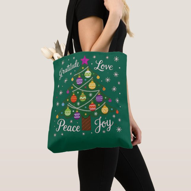 Bolsa Tote Oh, Árvore de Natal (Close Up)