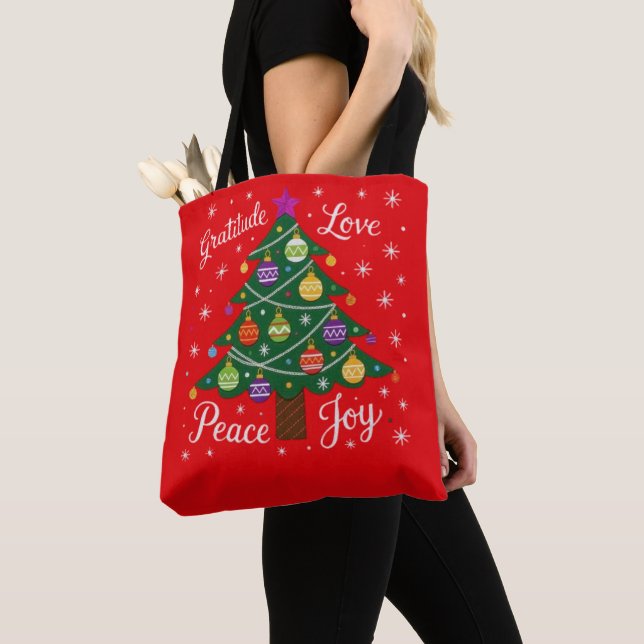 Bolsa Tote Oh, Árvore de Natal (Close Up)