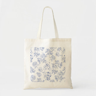 Bolsa Tote Oh baby azul cavalinho de balanço esboço chá de be