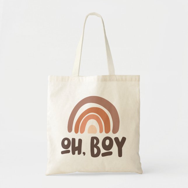 Bolsa Tote Oh Boy Baby Rainbow (Frente)
