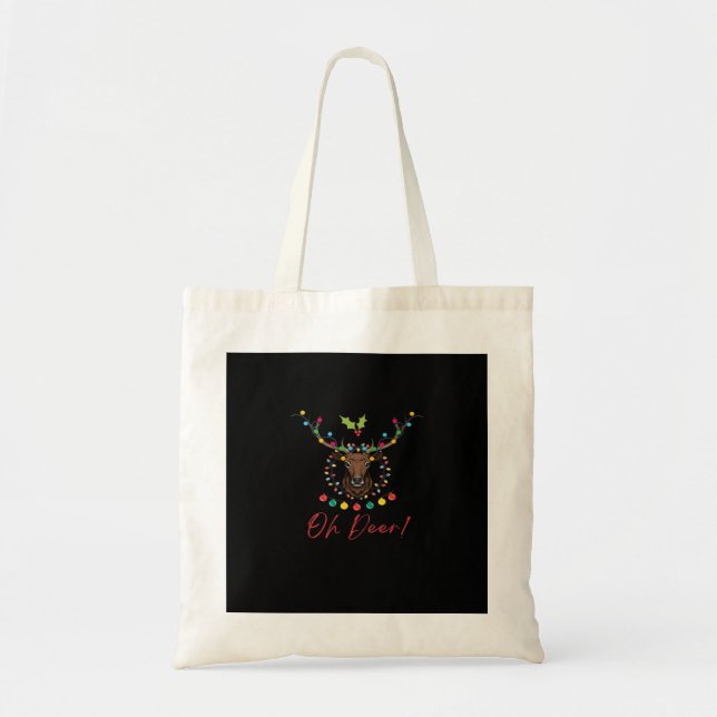 Bolsa Tote Oh Deer Modern Aesthetic Tote Bag (Frente)
