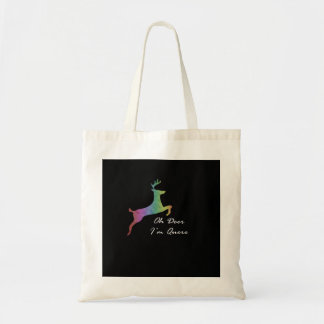 Bolsa Tote Oh Deer Queer Funny Pun LGBT Pride CelebraTote Bag