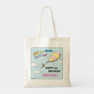 Bolsa Tote Oh, Os Lugares aonde Ela Irá! - Primeiro Aniversár