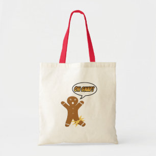 Bolsa Tote Oh pressão! Homem de pão-de-espécie engraçado