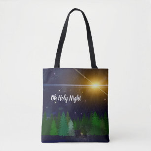 Bolsa Tote Oh, Santa Noite/É a Razão para a Estação num