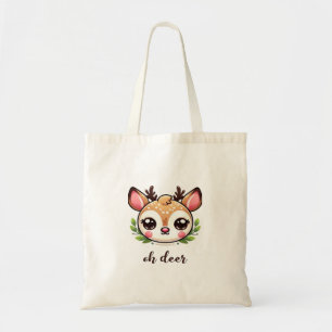 Bolsa Tote Oh Veado Lindos Veado Design Minimalista