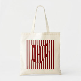 Bolsa Tote Ohio Faixa Vermelha