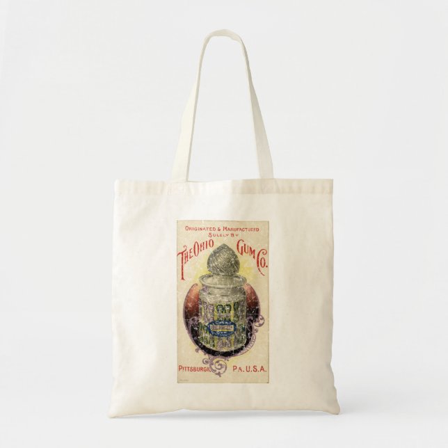 Bolsa Tote Ohio Gum Co.-1905 - angustiado (Frente)