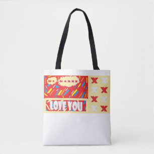 Bolsa Tote Oi Karen Love Você desenhou para ela Tot