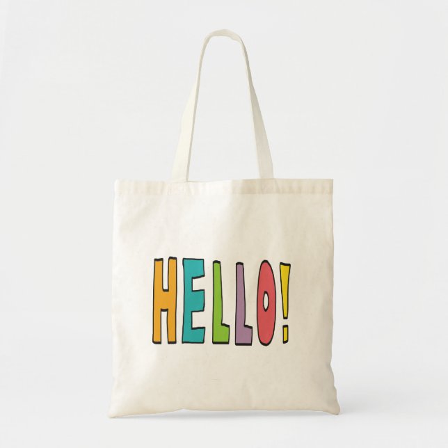 Bolsa Tote Olá! (Frente)