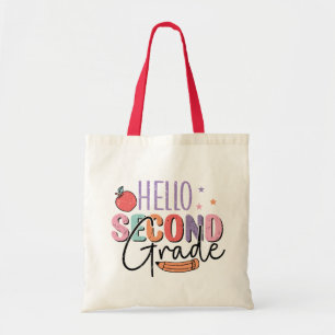Bolsa Tote Olá, 2º ano de volta à escola