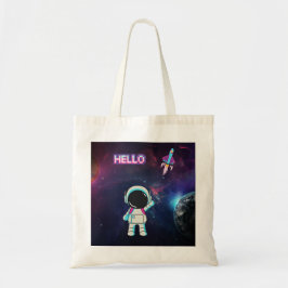 Bolsa Tote Olá do espaço.