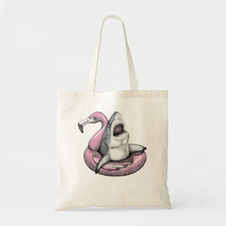 Bolsa Tote Olá Família de Combate de Verão Flamingo Piscina S