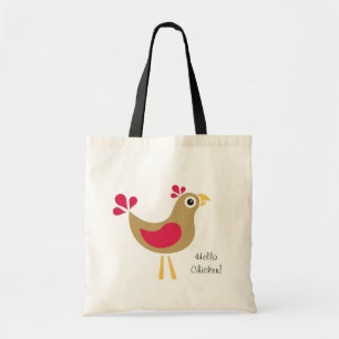 Bolsa Tote Olá! galinha! Sacola