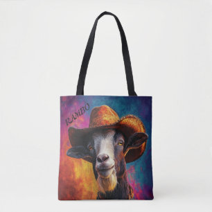 Bolsa Tote Olá Rambo o Carneiro Com um Lado de Sassy